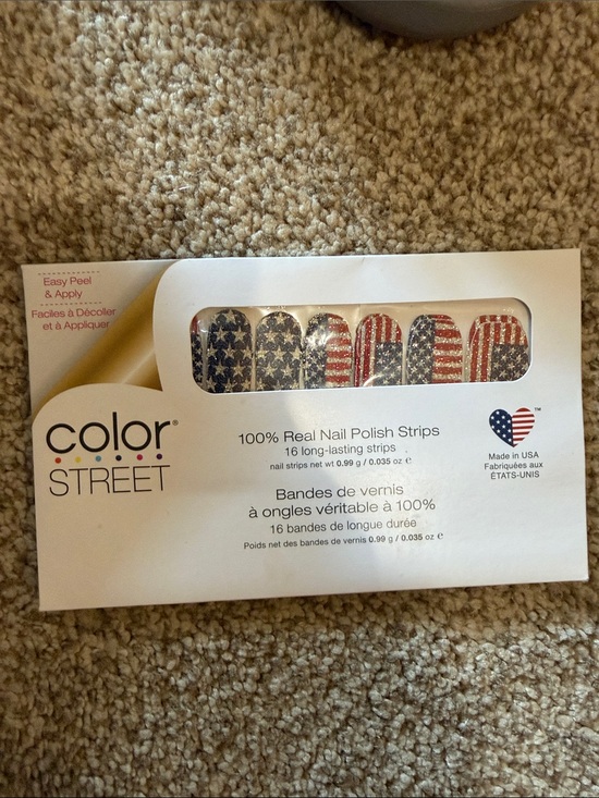 Color Street Other - Color Street Patriotic Nail Strips in Red, White & Blue Stars and Stripes